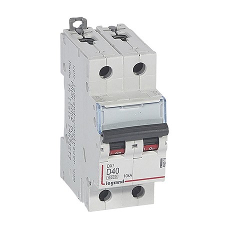 Disjoncteur DX³6000 - 40A - 2P - Courbe D - Vis/Vis