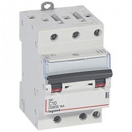 Disjoncteur DX³4500 - 10A - 3P- Courbe C - Vis/Vis
