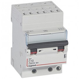 Disjoncteur DX³4500 - 10A - 3P- Courbe C - Auto/Vis