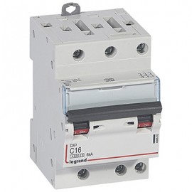 Disjoncteur DX³4500 - 16A - 3P- Courbe C - Vis/Vis