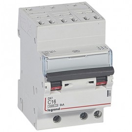 Disjoncteur DX³4500 - 16A - 3P- Courbe C - Auto/Vis
