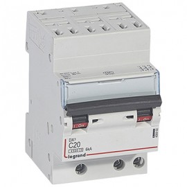 Disjoncteur DX³4500 - 20A - 3P- Courbe C - Auto/Vis