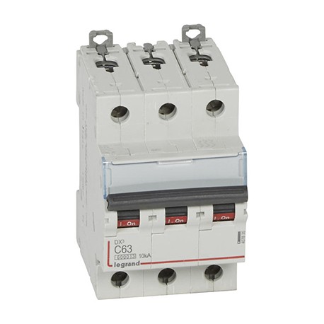 Disjoncteur DX³6000 - 63A - 3P- Courbe C - Vis/Vis