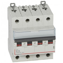 Disjoncteur DX³6000 - 16A - 4P- Courbe B - Vis/Vis