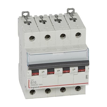 Disjoncteur DX³6000 - 16A - 4P- Courbe B - Vis/Vis