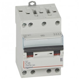 Disjoncteur DX³4500 - 10A - 4P- Courbe C - Vis/Vis