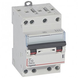 Disjoncteur DX³6000 - 10A - 4P- Courbe C - Auto/Vis - Pour peigne optimisé