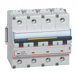 Disjoncteur DX³10000 - 125A - 4P- Courbe C - Vis/Vis
