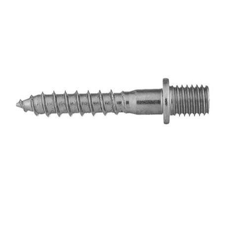 Boîte de 100 pattes à vis bois - M10 PVB 10x60 - Acier