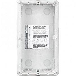 Boitier à encastrer - platine de rue - 2 modules - Linea 3000