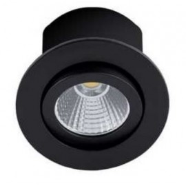 Spot LED RT1014 RDX-230  - Orientable - 7.5W -  650Lm - Rond - Noir - Dimmable