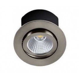 Spot LED  RT1014 RDX-230  - Orientable - 7.5W -  650Lm - Rond - Nickel satiné - Dimmable