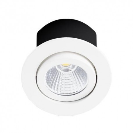 Spot LED  RT1014 RDX-230  - Orientable - 7.5W -  650Lm - Rond - Blanc mat - Dimmable
