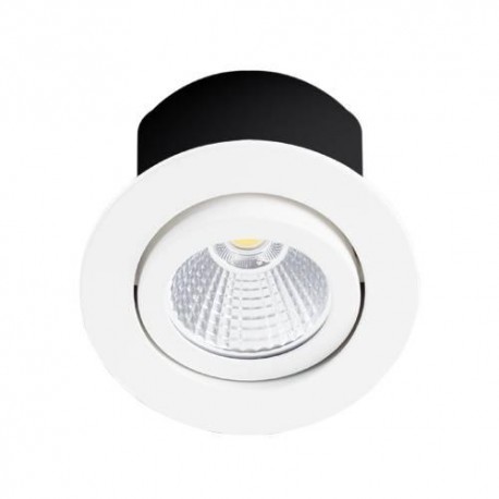 Spot LED RT1014 RDX-230 - Orientable - 7.5W - 650Lm - Rond - Blanc mat - Dimmable