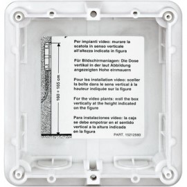 Boitier à encastrer - platine de rue - 1 module - Sfera New