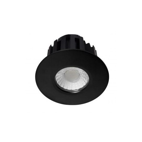 Spot LED  Gemma RD-230 3 en 1 - Fixe  - 7W - 620Lm - Rond - Noir mat- Dimmable