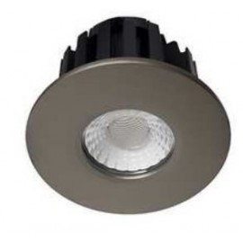 Spot LED Hona RD 3 en 1 - Fixe  - 10W - 755Lm - Rond - Titane - Dimmable