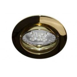 Spot LED KSA1012 RX - GU10 - Orientable  - 50W - Rond - Doré - Sans ampoule