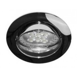 Spot LED KSA1012 RX - GU10 - Orientable  - 50W - Rond - Chrome - Sans ampoule