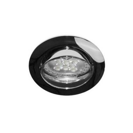 Spot LED KSA1012 RX - GU10 - Orientable  - 50W - Rond - Chrome - Sans ampoule