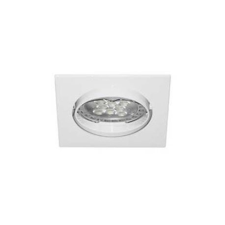 Spot LED LSA1012 SX - GU10 - Orientable  - 50W - Carré - Blanc - Sans ampoule