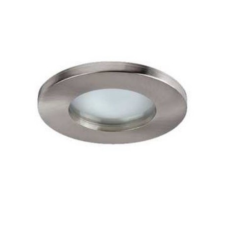 Spot LED HD1070 R - GU5.3 - Fixe - 50W - Rond - Nickel satiné - Sans ampoule