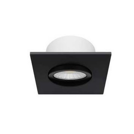 Spot LED Bora SDX 4 en 1 - Orientable - 7W - 600Lm - Carré - Noir mat - Dimmable