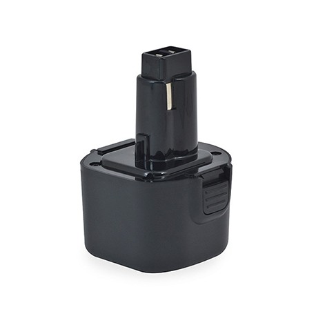 Batterie pour outillage électroportatif - 9,6V - 1,5Ah - NiMh - Noir