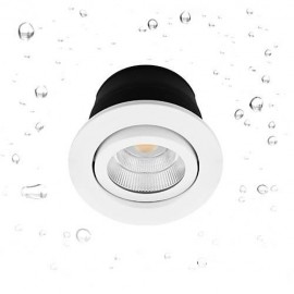 Spot LED Iena RDX 4CCT Indigo - Orientable - 6W - 720Lm - Rond - Blanc mat - Dimmable