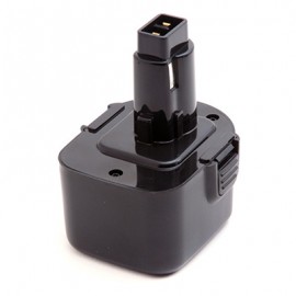 Batterie pour outillage électroportatif - 12V - 3Ah - NiMh - Noir
