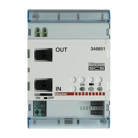 Module d'extension d'installation Bus 2 fils - 4 modules DIN