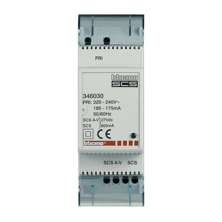 Alimentation modulaire compacte avec adaptateur vidéo intégré - MyHome_up - 2 modules