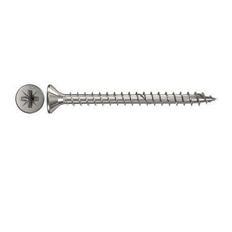 Boîte de 200 vis à bois - PowerFast FPF SZ 5x30 A2F - Tête fraisée - Filetage total - Empreinte PZ