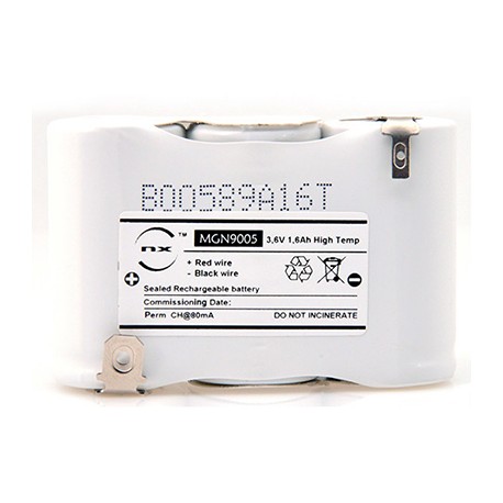 Batterie pour BAES - 3,6V - 1,6Ah - Côte/Côte - Cellules SC