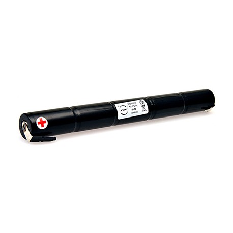 Batterie pour BAES - 6V - 1,6Ah - Bâton - Cellules SC - Sortie FAST