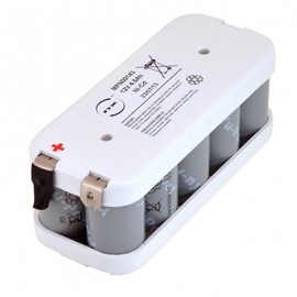 Batterie pour BAES - 12V - 4,5Ah - Flasque - Cellules D