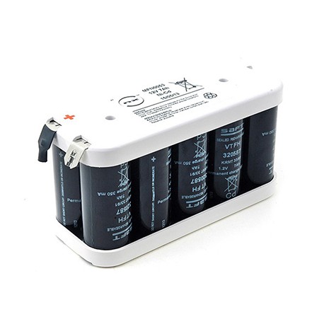 Batterie pour BAES - 12V - 7Ah - Flasque - Cellules F