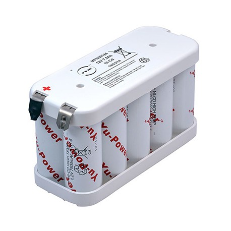 Batterie pour BAES - 12V - 7,5Ah - Flasque - Cellules F