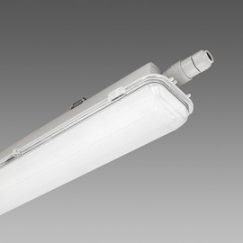 Plafonnier LED Thema - 48W - Blanc - Etanche - Avec ampoule