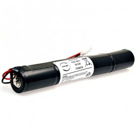 Batterie pour BAES - 4,8V - 4Ah - Bâton - Cellules D - Sortie FC