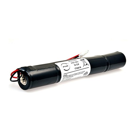 Batterie pour BAES - 4,8V - 4Ah - Bâton - Cellules D - Sortie FC