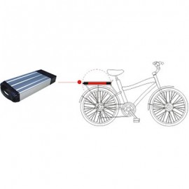 Kit batterie et chargeur vélo électrique - 24V - 9Ah - L:291mm - Li-Ion - Porte bagage