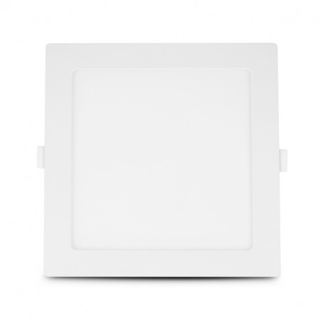 Plafonnier LED -  15W - 6000K - Carré - Blanc - Non dimmable
