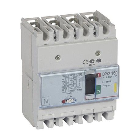 Disjoncteur de puissance DPX³160 - 16kA - 160A - 4P - Magnétothermique