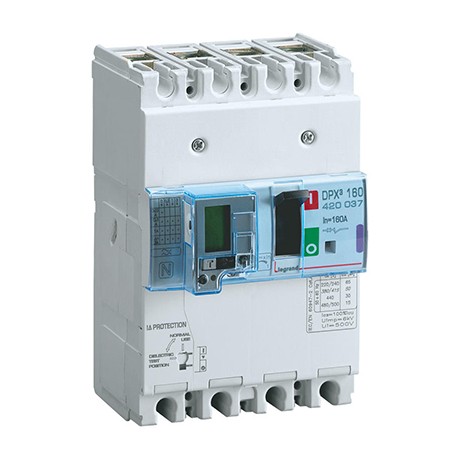 Disjoncteur de puissance différentiel DPX³160 - 16kA - 160A - 4P - Magnétothermique