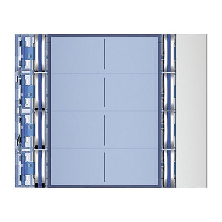 Façade Sfera New pour Module électronique audio - 8 appels sur 2 rangées - Allmetal