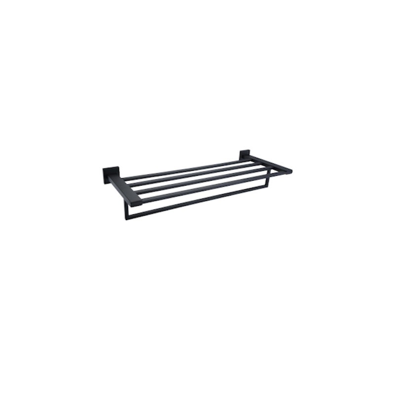 Porte-serviettes Aluminium OBF 2 Bras – Longueur 300 Mm – Fixation Murale – Neuf