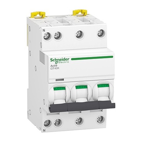 Disjoncteur iDT40K - 3P+N - 4,5kA - courbe C - 32A