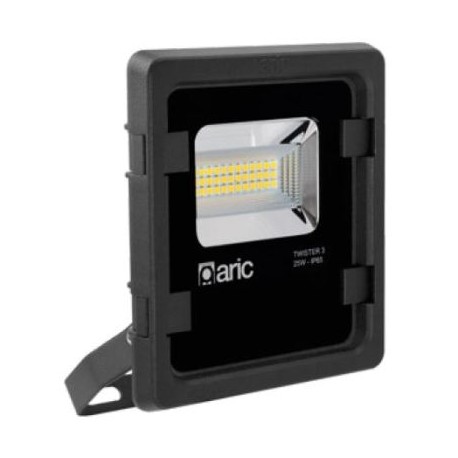 Projecteur extérieur LED TWISTER 3 - symétrique - 25W - 3000K - 3000Lm - Non dimmable - Avec ampoule - Noir