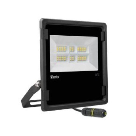 Projecteur extérieur LED TWISTER 3 - symétrique - 100W - 2400K - 11000Lm - Non dimmable - Avec ampoule - Noir
